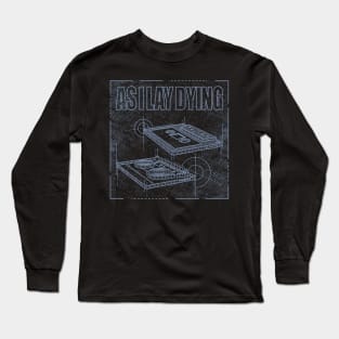 As I Lay Dying Technical Drawing Long Sleeve T-Shirt